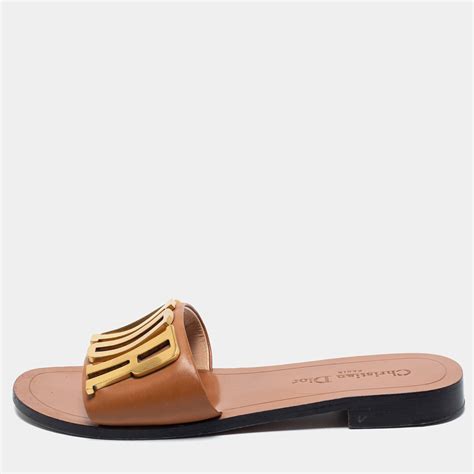 christian dior loafers women|Christian Dior flat slides.